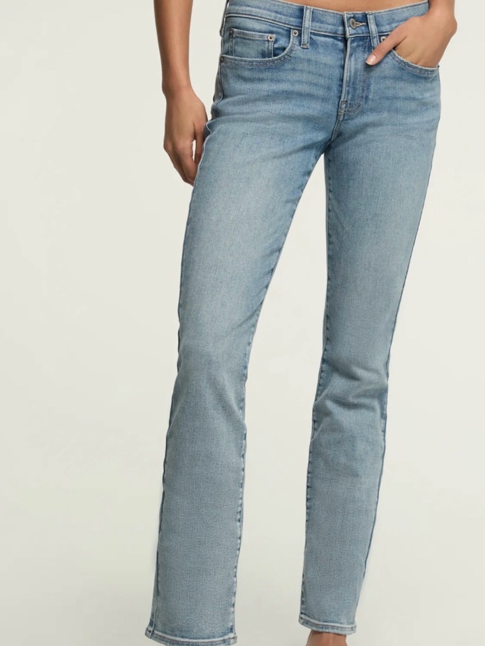 Lucky Brand Sweet Mid Rise Straight Jeans